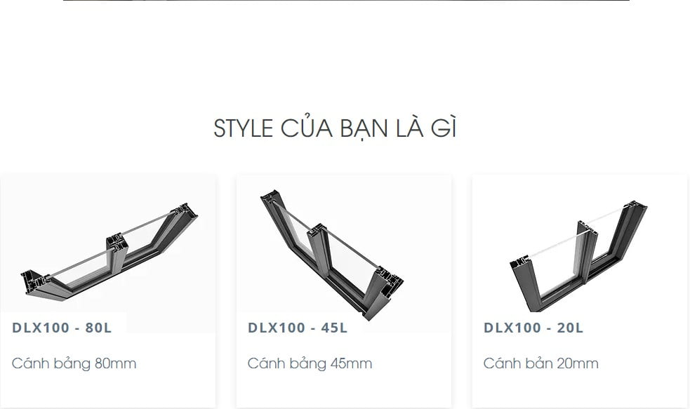 Thiết kế khung nhôm cửa lùa slim kính sọc linh hoạt, đa dạng với độ mỏng dày khác nhau Thiết kế khung nhôm cửa lùa slim kính sọc linh hoạt, đa dạng với độ mỏng dày khác nhau