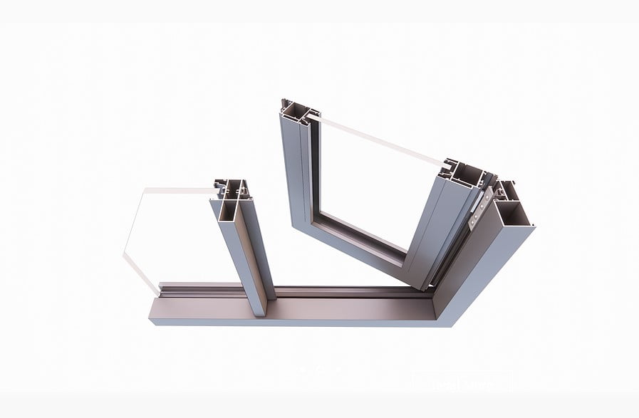 Phần khung nhôm là bộ phận đặc biệt được thiết kế kỹ lưỡng