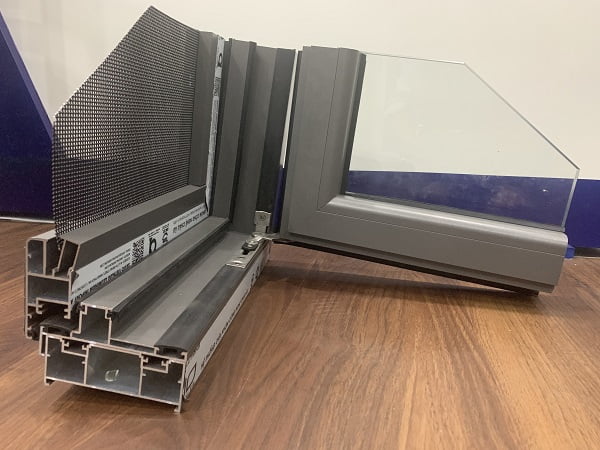 Kết cấu của cửa lùa slim chống muỗi