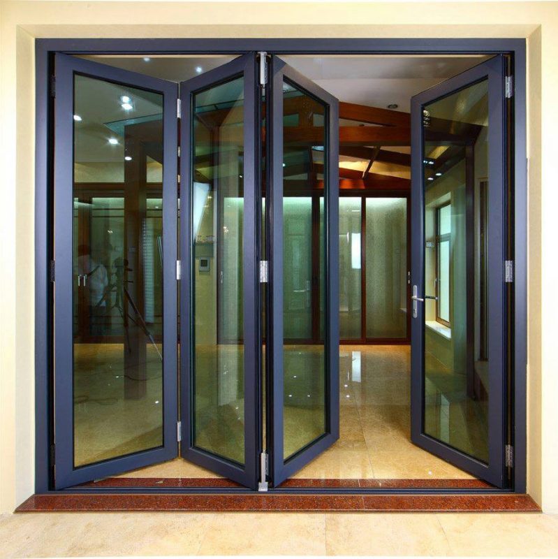 Cửa đi mở quay 4 cánh nhôm cao cấp